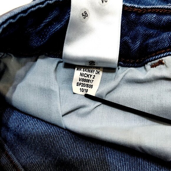 Old Navy Pop Icon Skinny Mid-Rise Stretch Denim Jean Nicky 2 Mr Skinny DK Size 6 - Picture 9 of 10